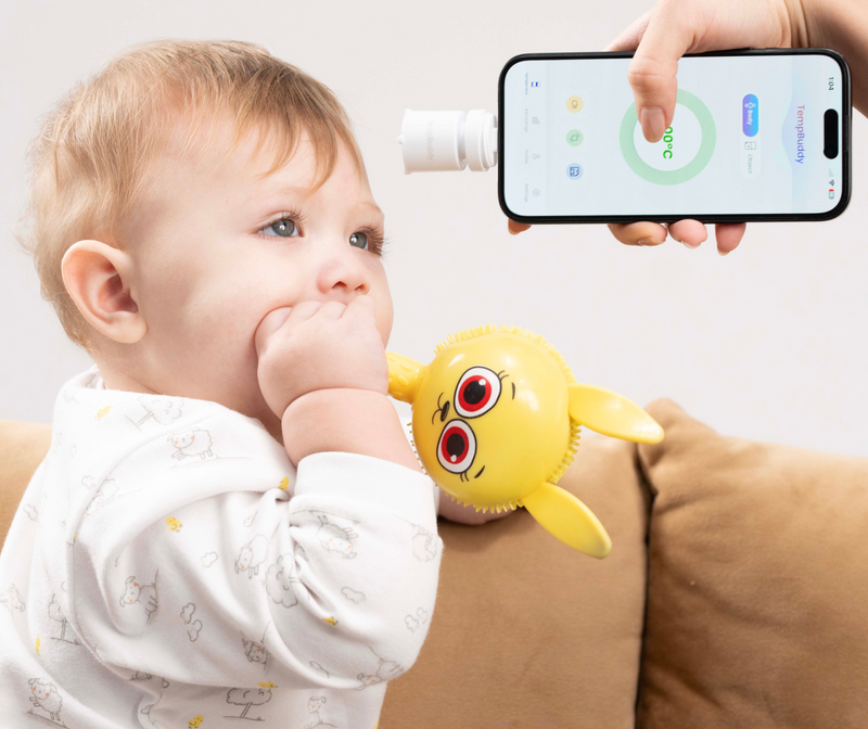 Peak Mode holds the scan while a child squirms